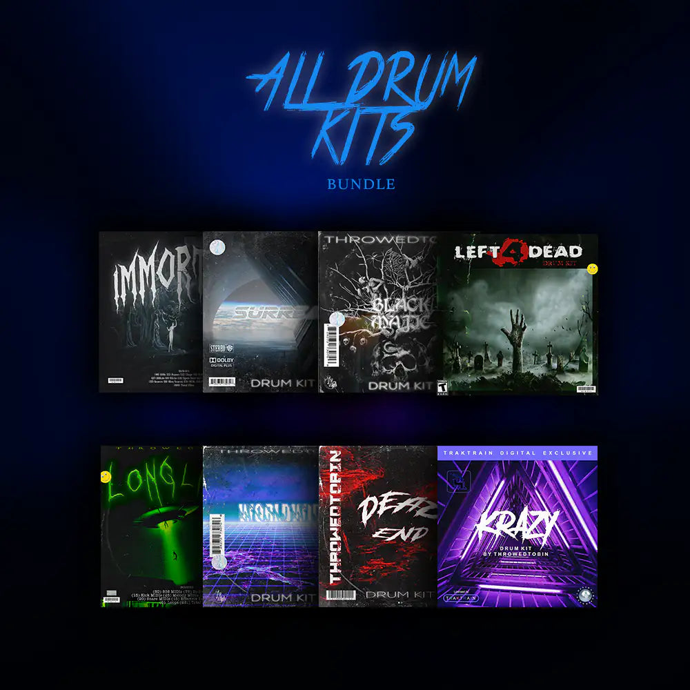 All Drum Kit Bundle For Trap and Hip-Hop Producers
