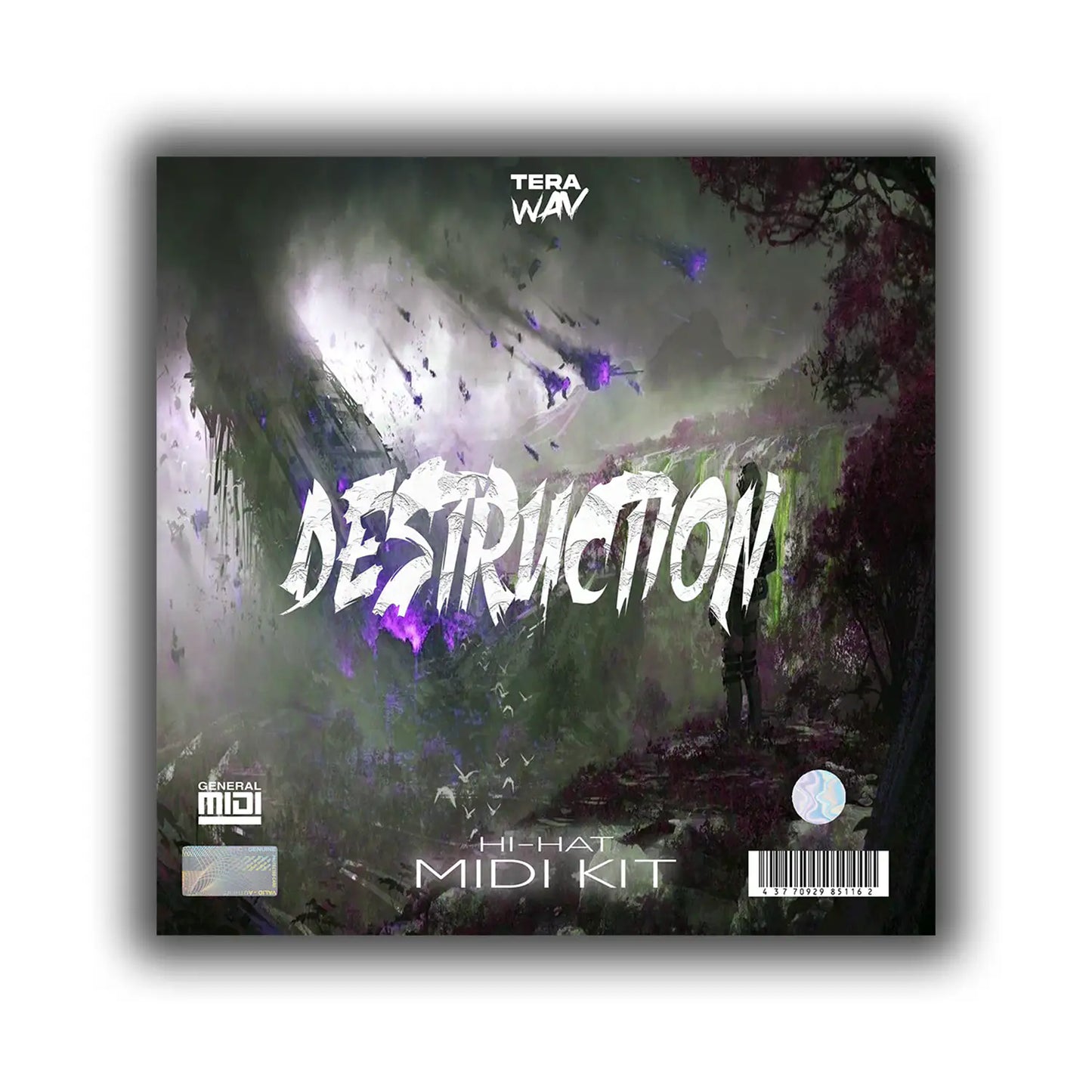 Terawav Kits - Destruction Hi-Hat Midi Kit (40 MIDIs + Loops)